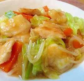 鶏むね肉の中華あんかけ